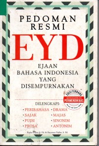 Image of Pedoman Resmi EYD Ejaan Bahasa Indonesia Yang Disempurnakan