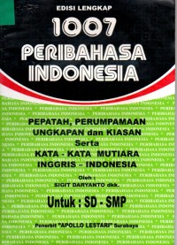 Peribahasa indonesia 1007